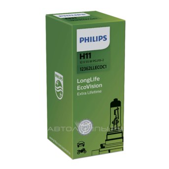 H11 12V- 55W (PGJ19-2) (.  ) LongLife EcoVision 12362LLECOC1